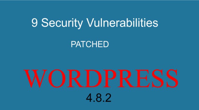 Nine Security Vulnerabilities Patched by WordPress Version 4.8.2